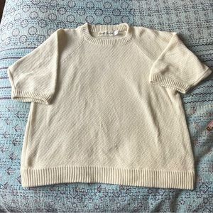 Wold hide cotton sweater